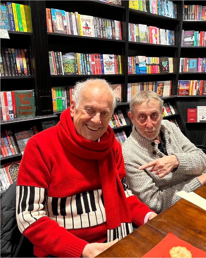 Hatchards: Gyles Brandreth and Michael Rosen